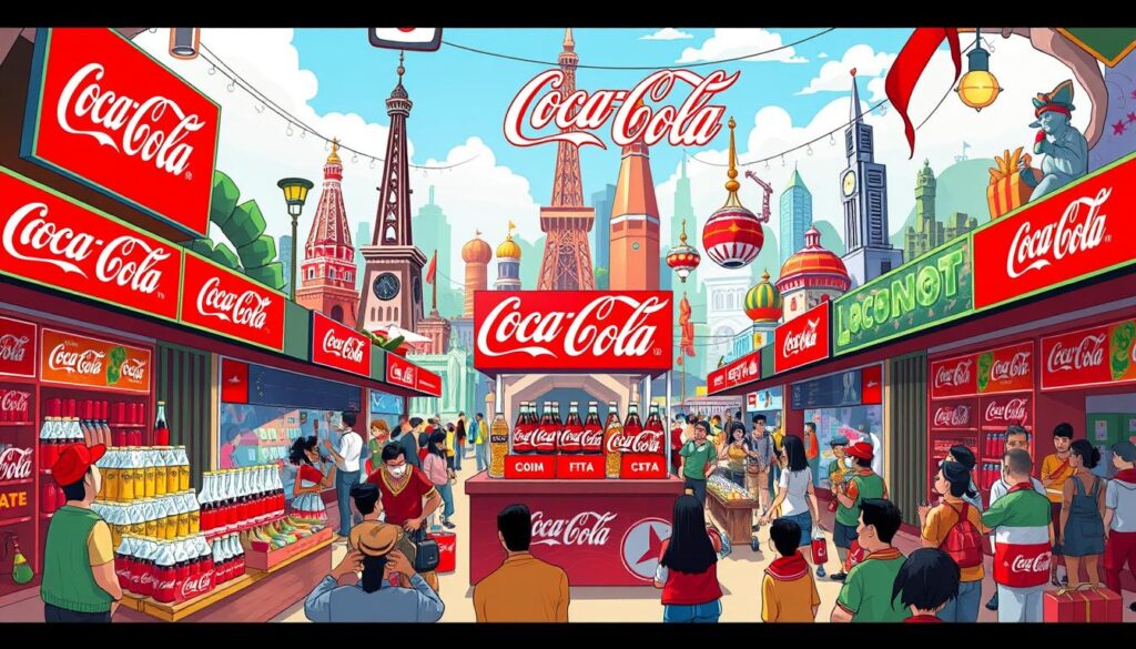 mercado global da Coca-Cola