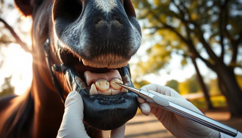 saúde dental dos cavalos