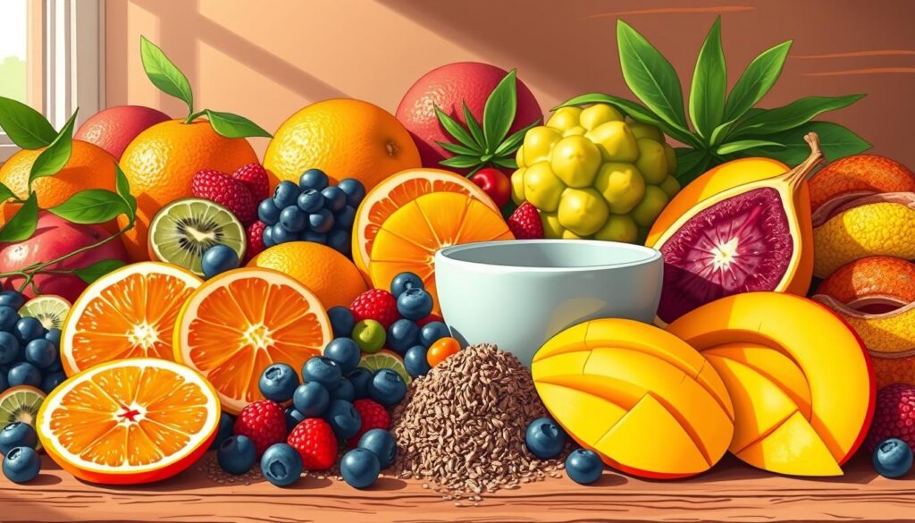 frutas e superfoods