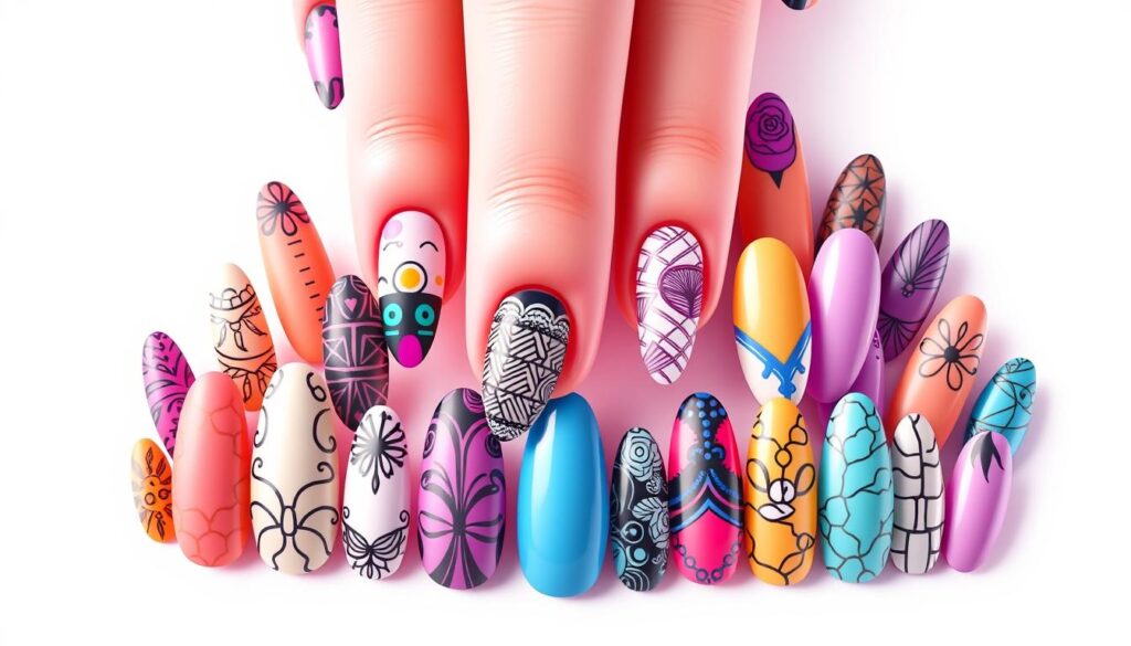 inspirações de nail art