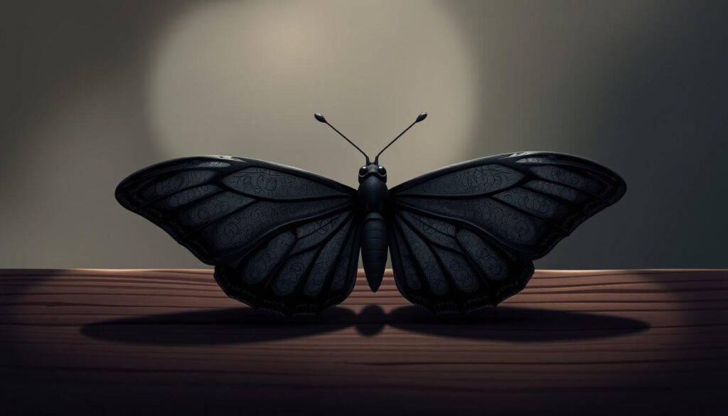 borboleta preta