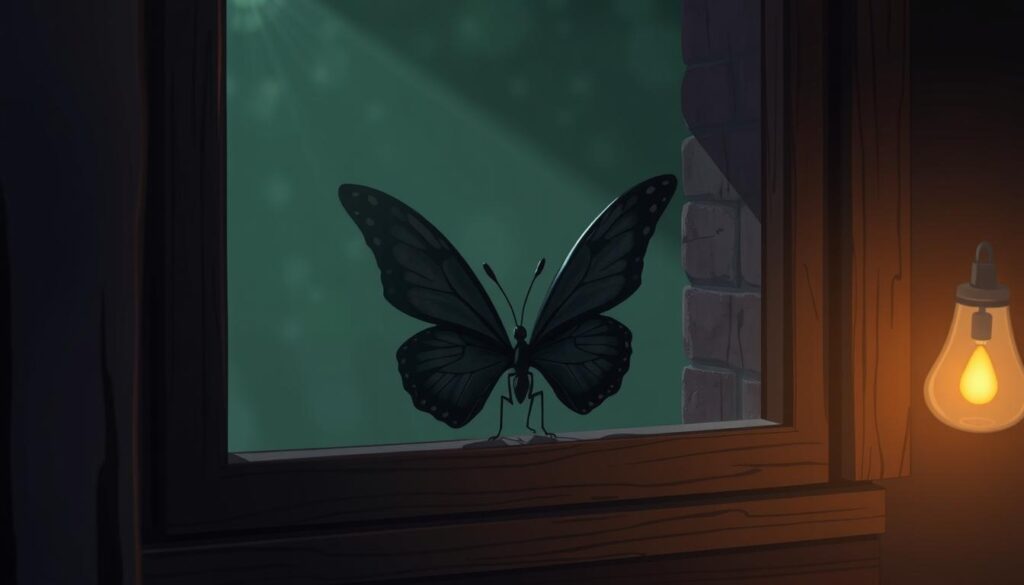borboleta preta