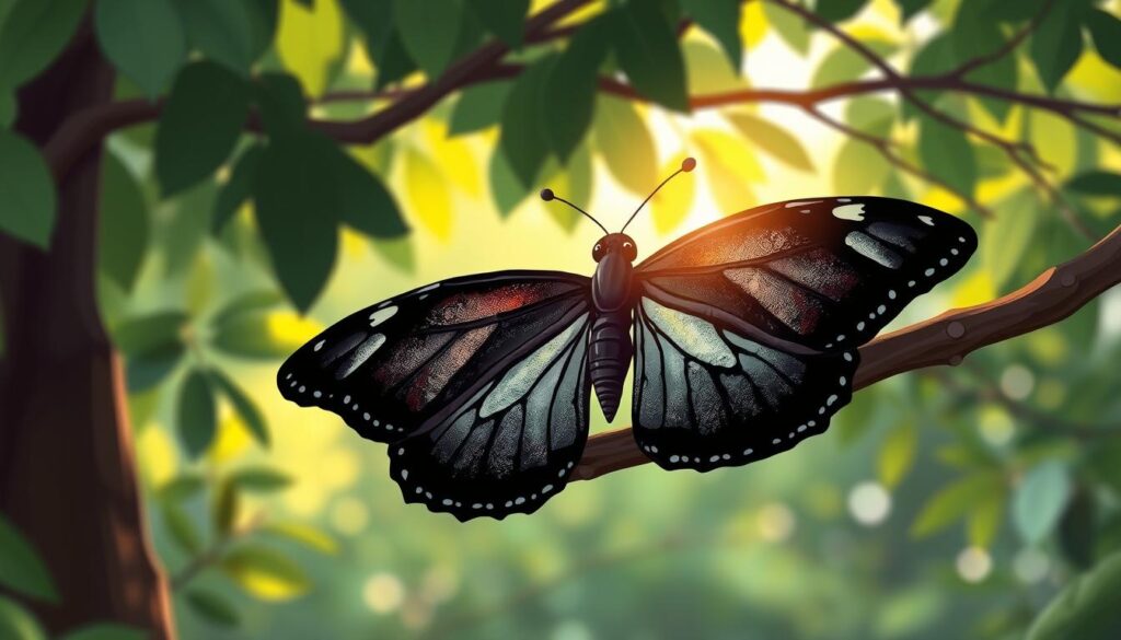 borboleta preta