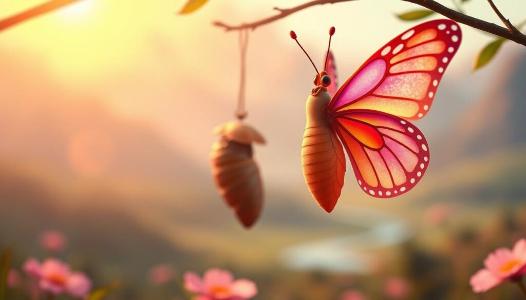 metamorfose da borboleta